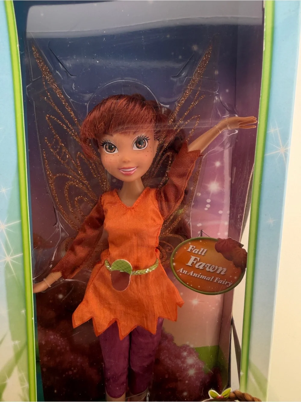 Disney Fairies For All Seasons Rosetta & Fawn Dolls 2 Pack NRFB Jakks 2011